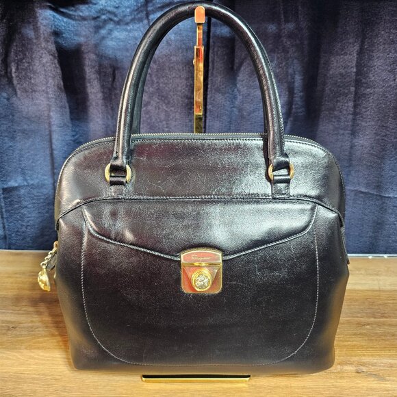 Salvatore Ferragamo Vintage Gancio Top Handle Bag 90's - Picture 1 of 10